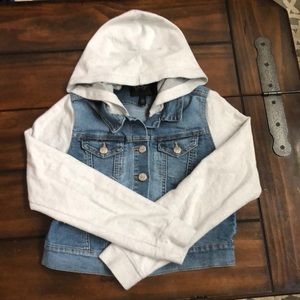 Jessica Simpson Jean Jacket with hoodie